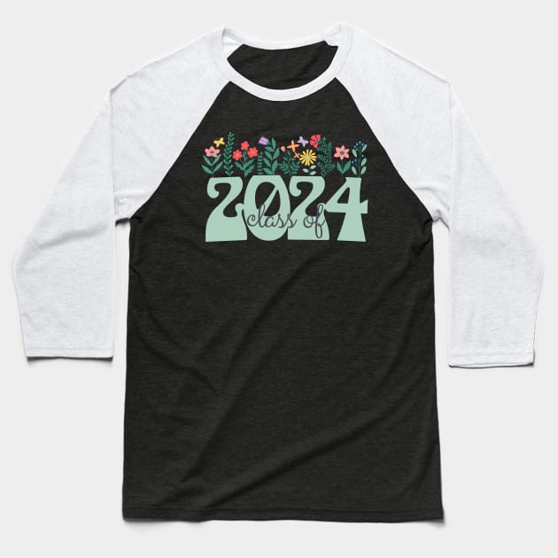 Class of 2024 Graduation Class Baseball T-Shirt by TayaDesign